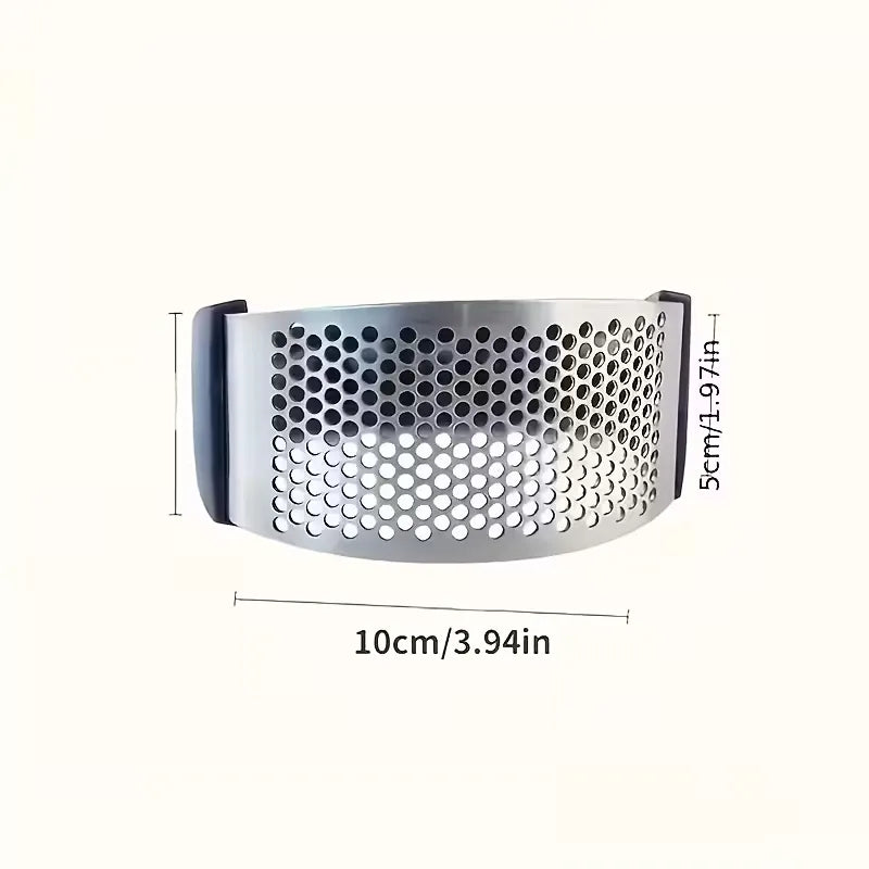 Triturador de Ajo Ergonómico de Acero Inoxidable