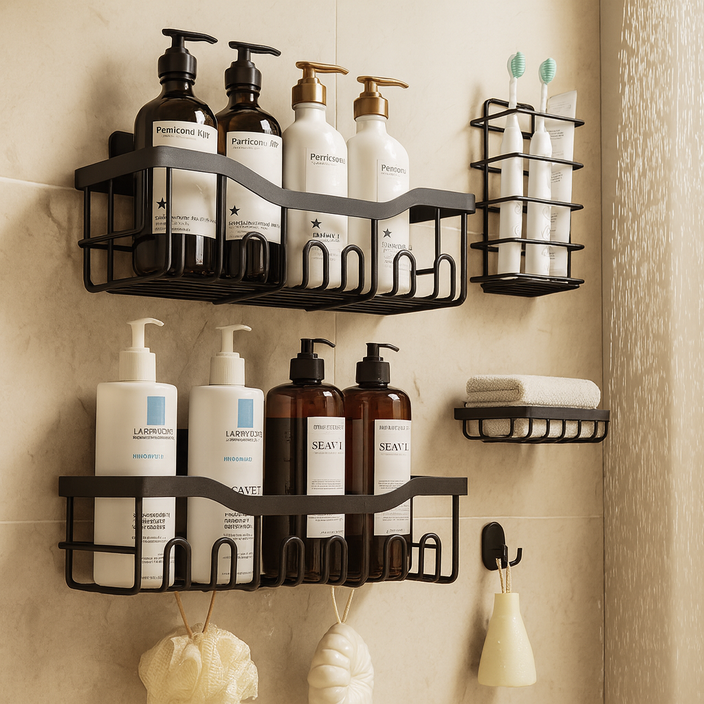 Estantería de Baño Sin Taladro