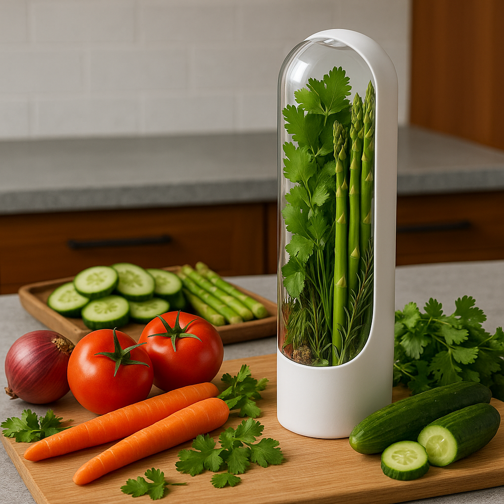 Conservador de vegetales, hierbas y especias