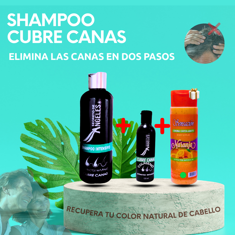 SHAMPOO CUBRE CANAS SECRETO DE ANGELES™