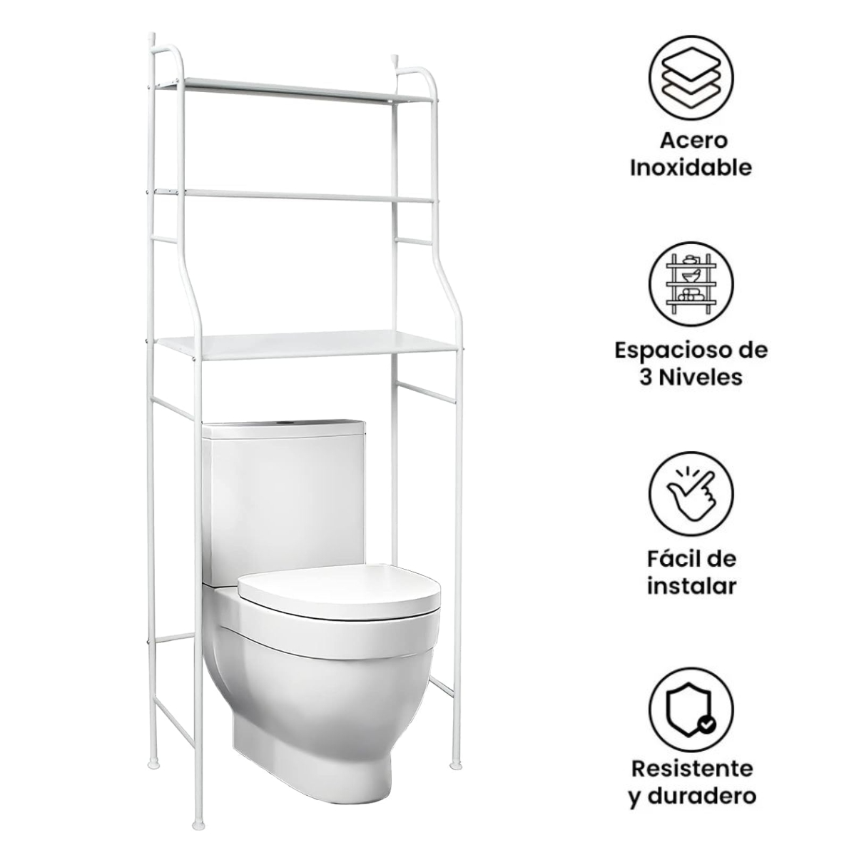 Estante Organizador De Baño de 3 Niveles