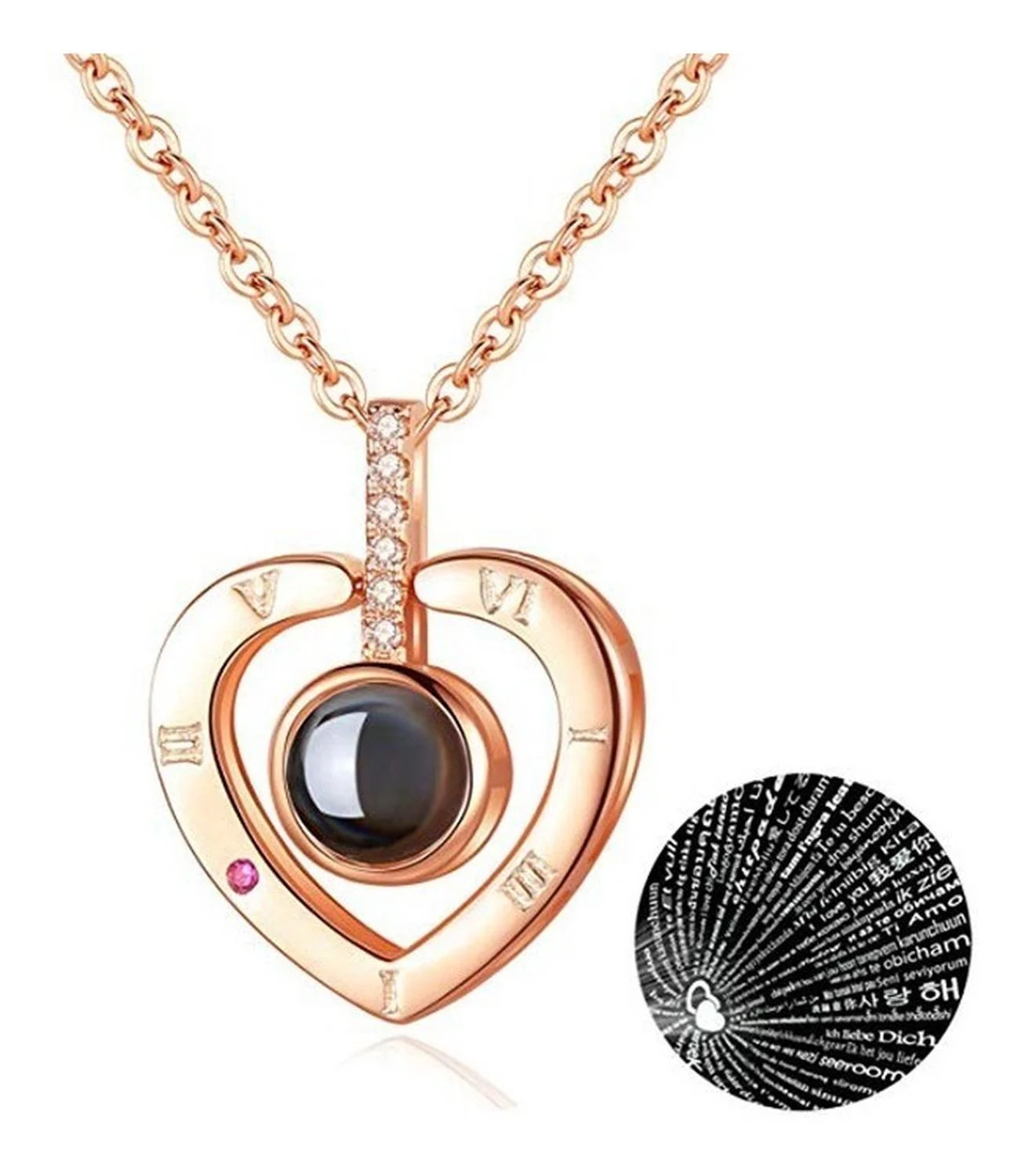 Collar, Te amo en 100 idiomas