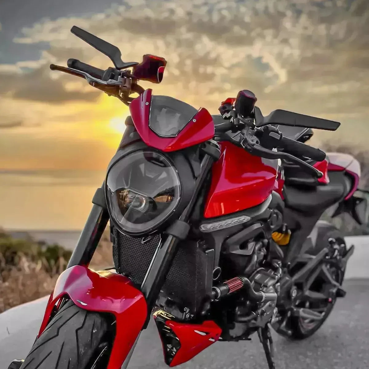 Espejos Alerón para Moto con Direccionales LED – Universales 🚀