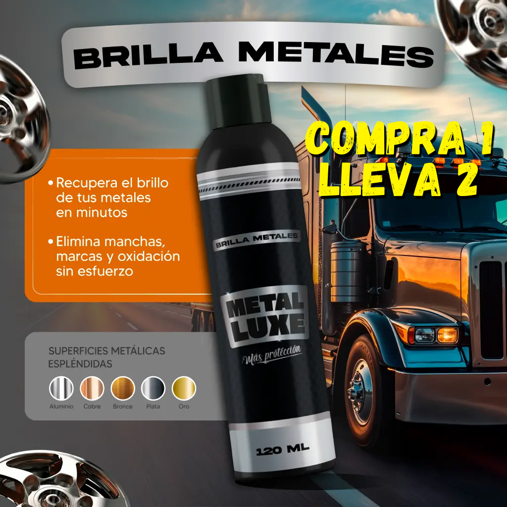 METAL LUXE: Brilla metales x2