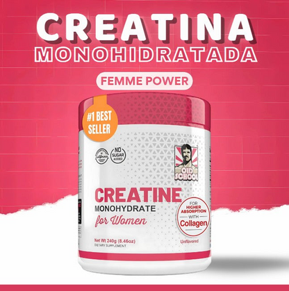 GlutePro® Monohidrato de Creatina para Mujeres