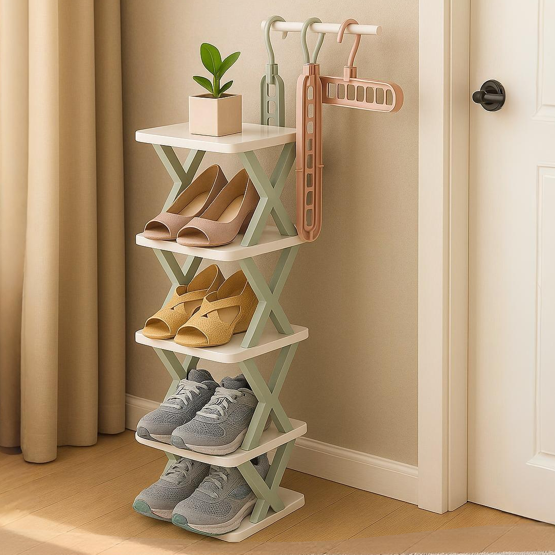 Organizador de zapatos + kit de gancho de regalo