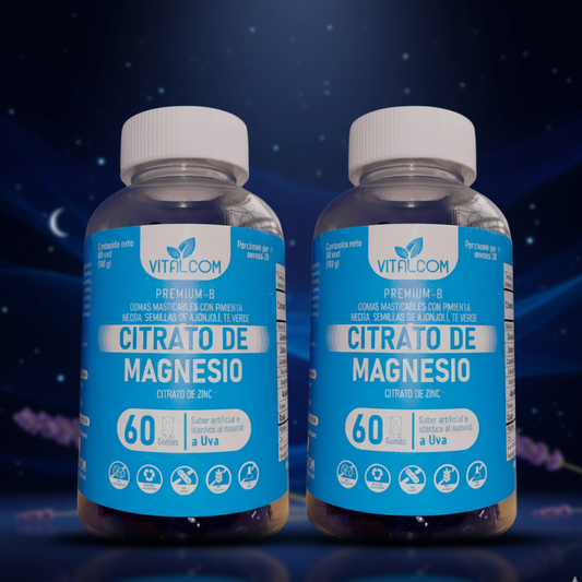 Gomitas de Citrato de Magnesio  🍇🌙💜