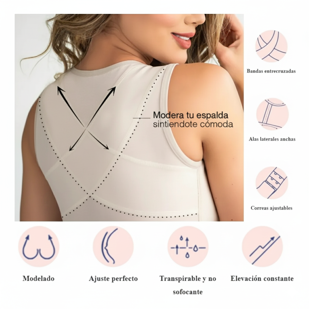 Brasier Corrector De Postura Ajustable Premium