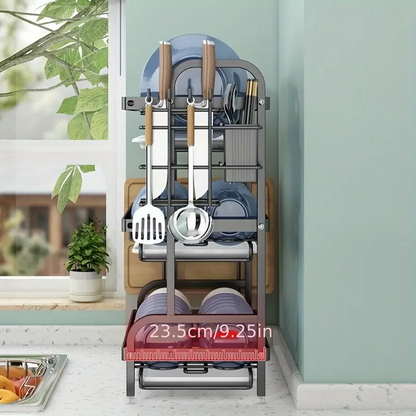 Escurridor de platos de 3 niveles